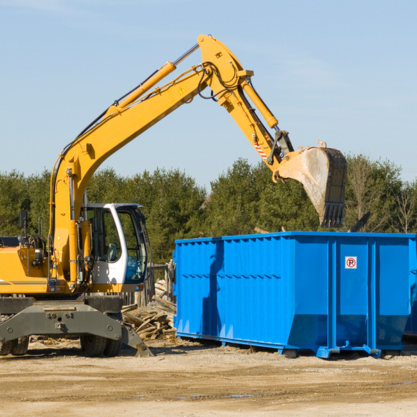 can i choose the location where the residential dumpster will be placed in East Brunswick